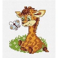 Luca-s Giraffe Counted Cross Stitch Kit