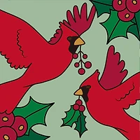 5" x 5" Christmas Cardinals Canvas Painting Kit by Artist's Loft™