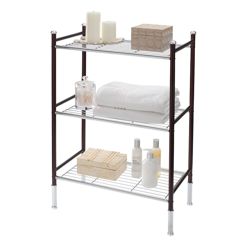 Organize It All Duplex 3 Tier Freestanding Wire Rack