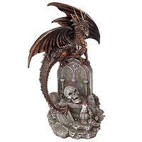 Design Toscano 13" Cruel Wing the Castle Graveyard Dragon Statue