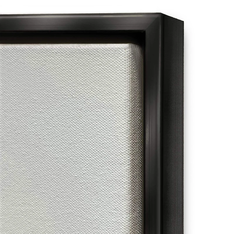 Stupell Industries Champagne and Love Quote Fashion Designer Glam Text Framed Floater Canvas Wall Art