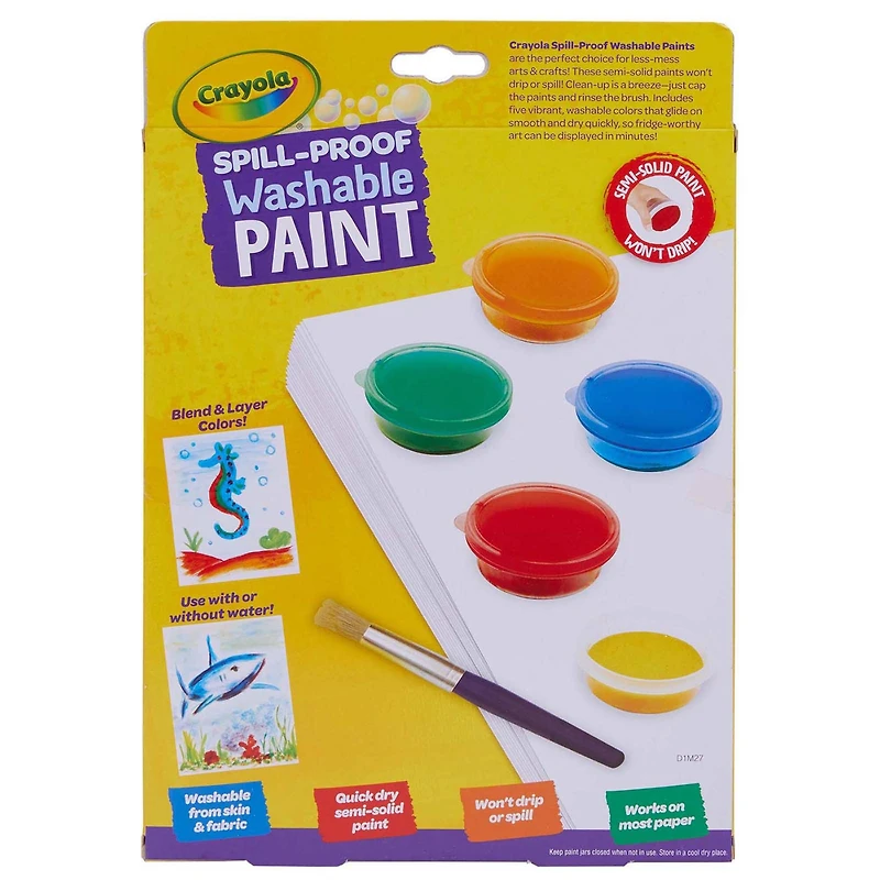 Crayola® Spill-Proof Washable Paint Kits, 2ct.