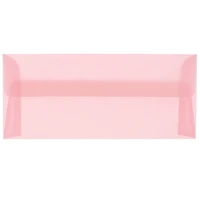 JAM Paper #10 Business Translucent Vellum Envelopes