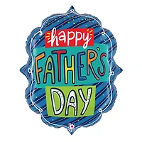 27" Father's Day Confetti Frame Foil Balloon