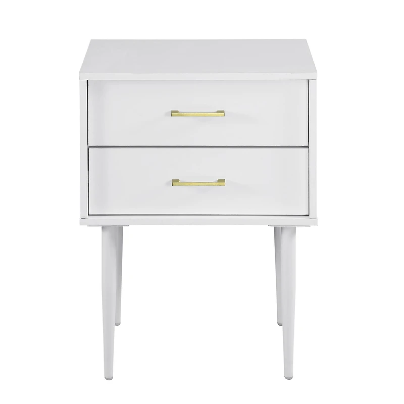Walker Edison White Modern Nightstand