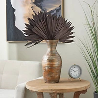 Dark Brown Sun Palm Spear Leaf Foliage Bundle