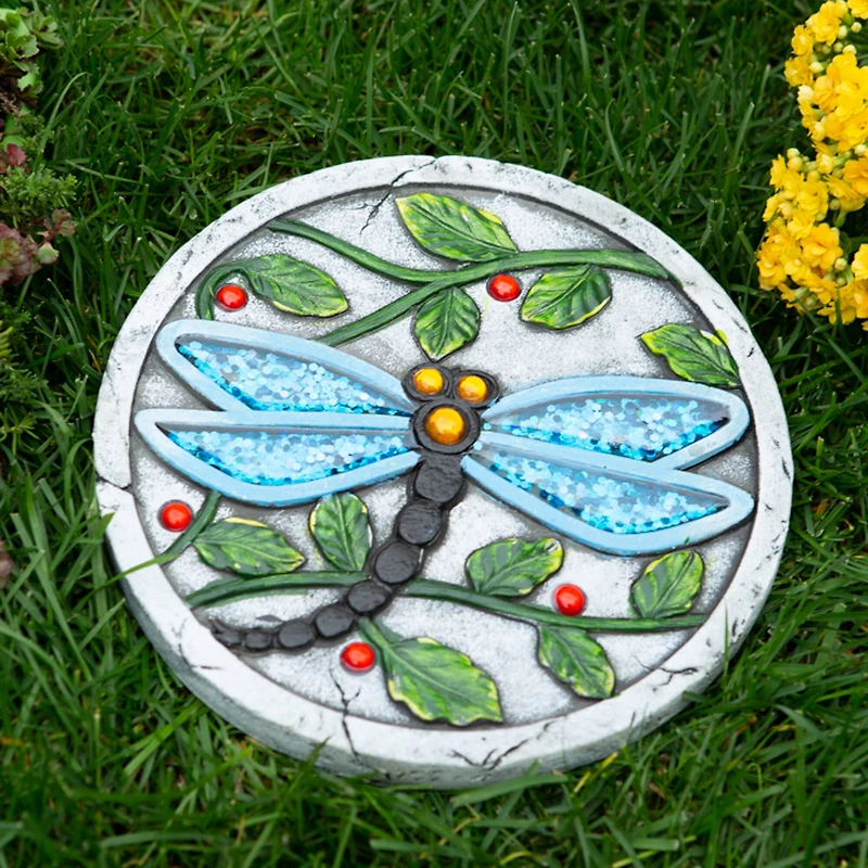 Blue Dragonfly Garden Stepping Stone