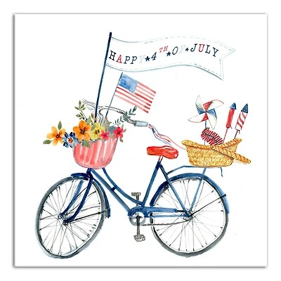 American Bike Canvas Wall Art