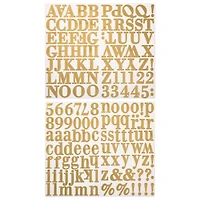 Gold Foil Alphabet Stickers by Recollections™
