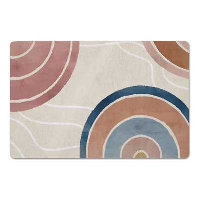 Mod Rainbow Watercolor 27" x 18" Floor Mat