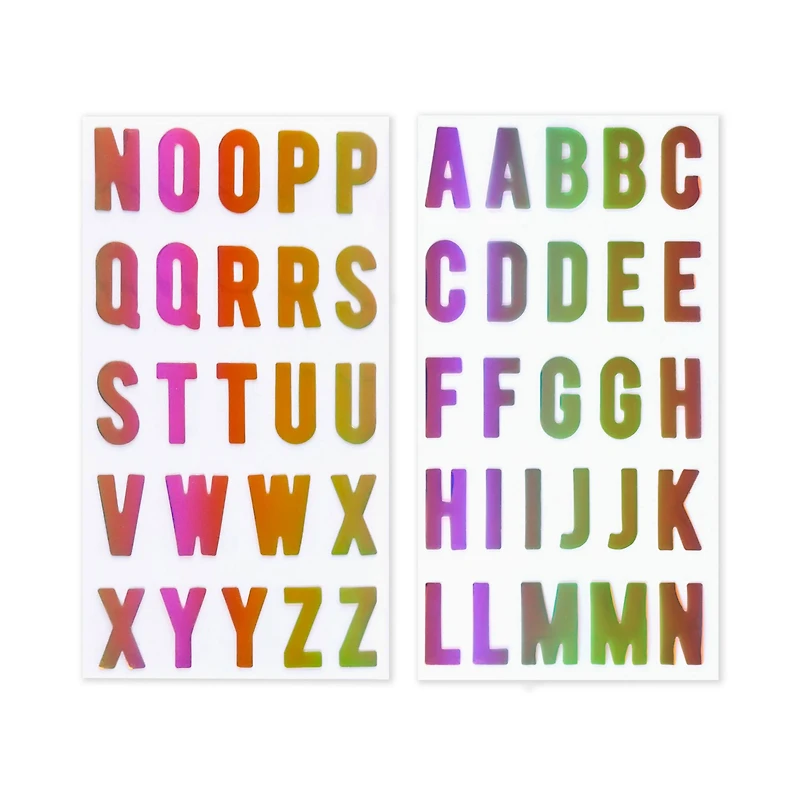 Iridescent Alphabet Stickers by Recollections™