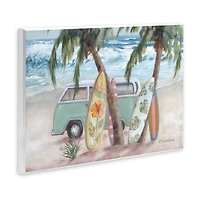 Stupell Industries Summer Waves Tropical Van Surfboards Wall Plaque Art