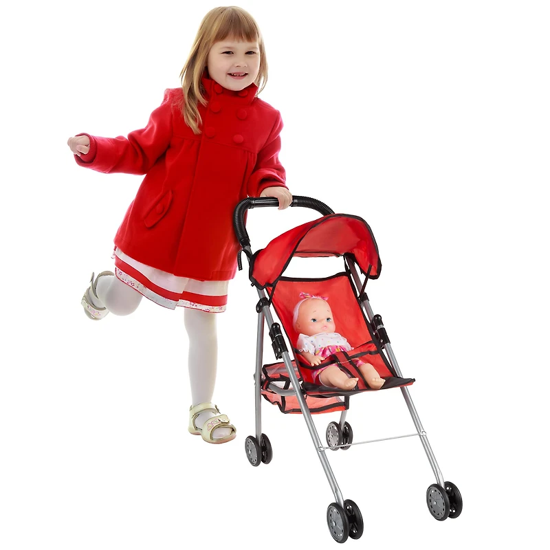 Toy Time Toy Stroller for 10" Baby Dolls