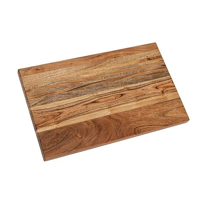 Hello Honey® 16" Natural Acacia & Mango Wood Rectangular Cheese & Cutting Board
