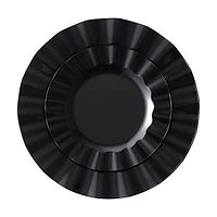 Black Wavy Plate Value Pack by Celebrate It™