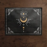 Eye Moon Boarder 4 18" x 14" Poly Twill Placemat