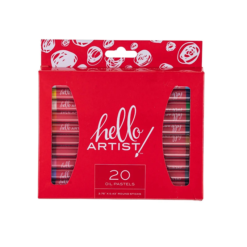Hello, Artist!™ 20-Piece Oil Pastel Set