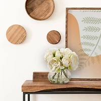 10" Peony Arrangement in Vase