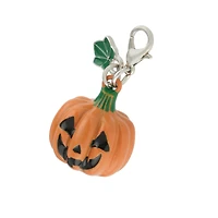 Orange Jack-o'-Lantern Charm by Bead Landing™