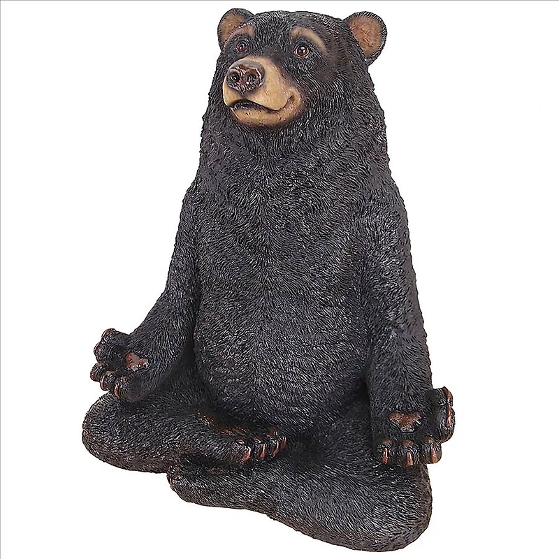 Design Toscano 8.5" Being One with the Honey Zen Bear Statue