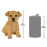 Design Toscano 6" Golden Retriever Puppy Partner Collectible Dog Statue