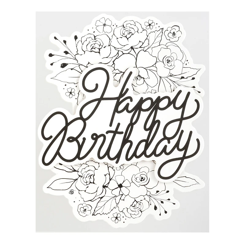 Black & White Birthday Sticker by Recollections™