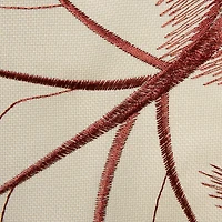 DII® 108" Embroidered Maple Leaves Table Runner