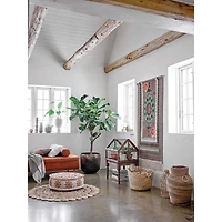 Hello Honey® Natural Boho Hand Woven Jute Rug, 48"