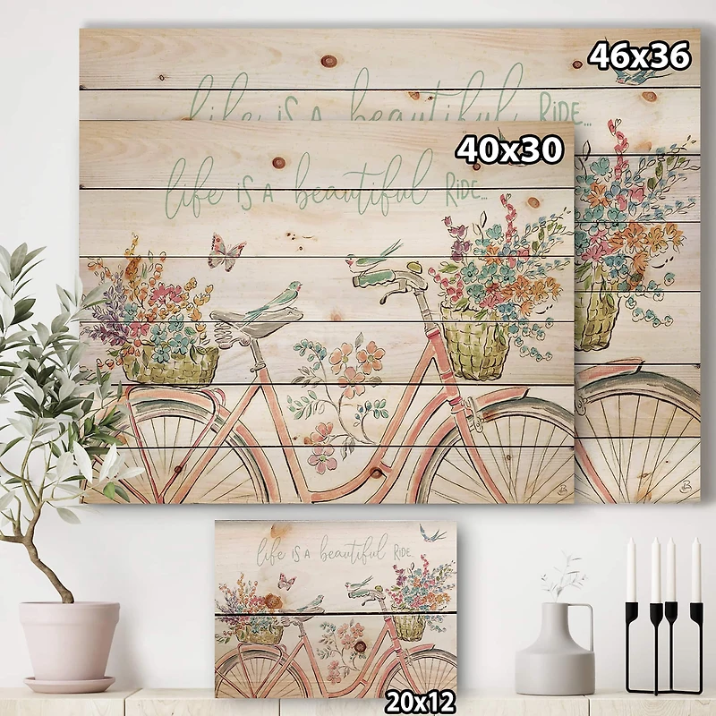 Designart - Spring Bike Bouquet