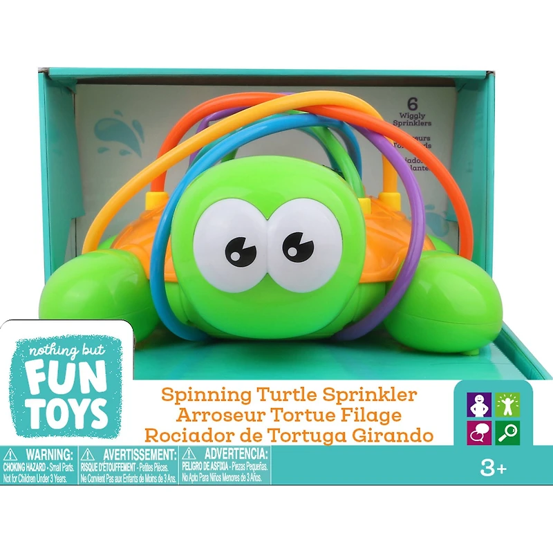 Nothing But Fun Toys Spinning Turtle Sprinkler