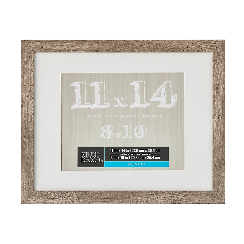 8 Pack: Gray Belmont Frame With Mat by Studio Décor