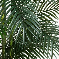 10ft. Potted Green UV Resistant Artificial Areca Palm Tree