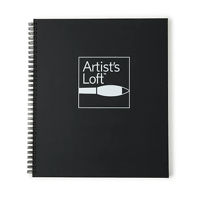 Black Hard Cover Drawing Pad by Artist's Loft