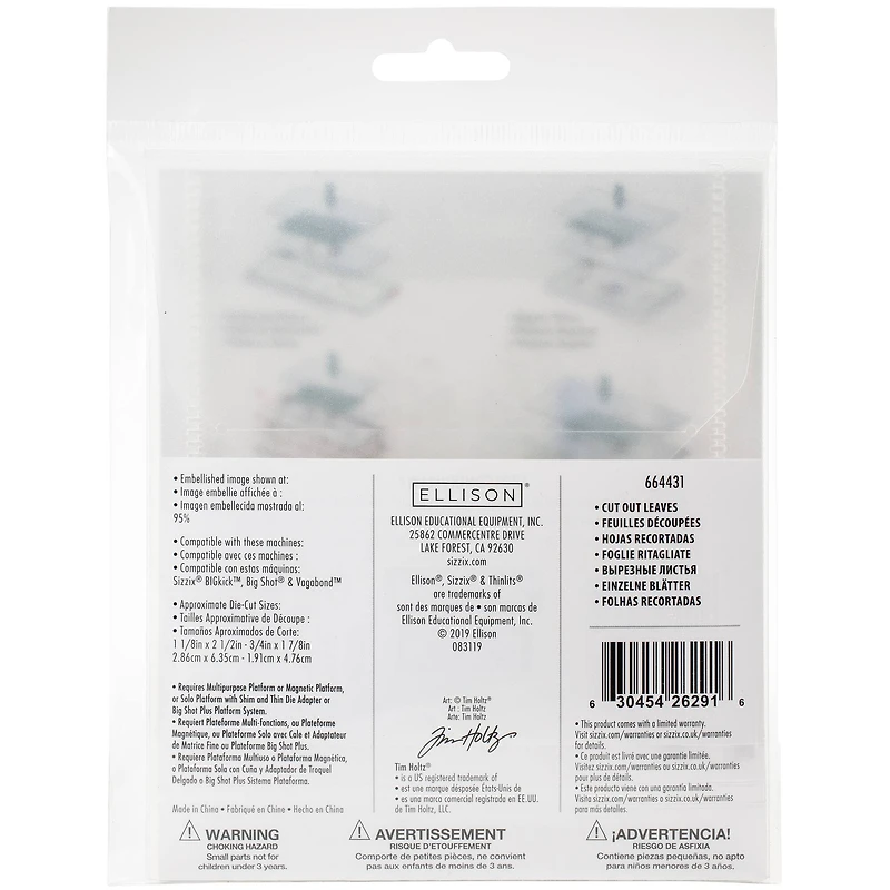 Sizzix® Thinlits™ Cut Out Leaves Die Set by Tim Holtz®