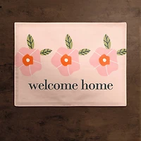 Welcome Home Floral 18" x 14" Cotton Twill Placemat