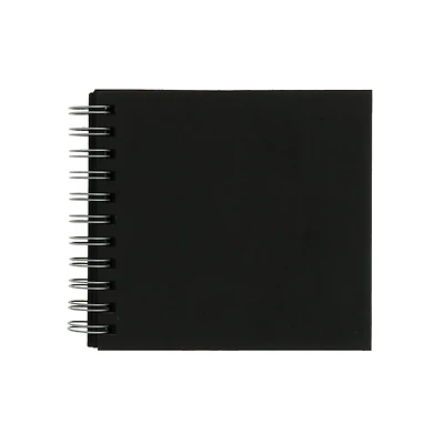 Fabriano® Black Square Spiral-bound Drawing Book, 5.9'' x 5.9''