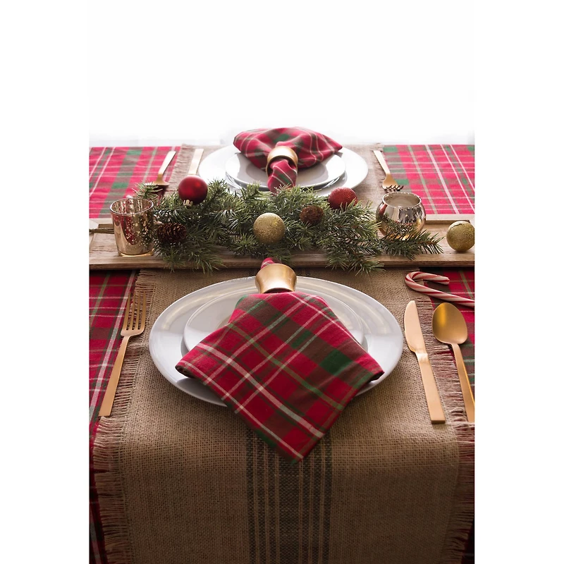 DII® Tartan Holly Plaid Napkin Set, 6ct.