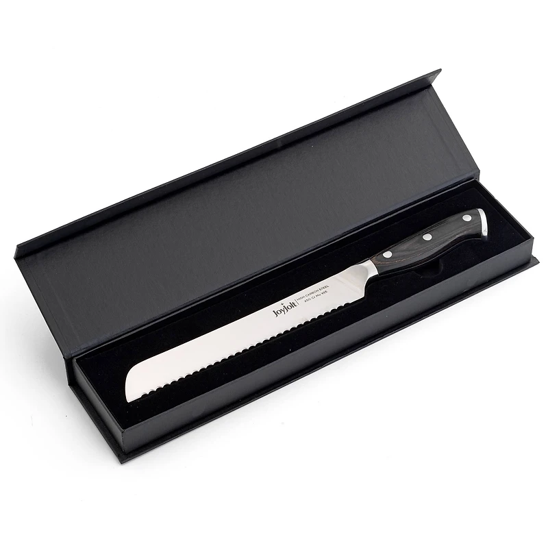 JoyJolt® 8" High Carbon Steel Bread Knife