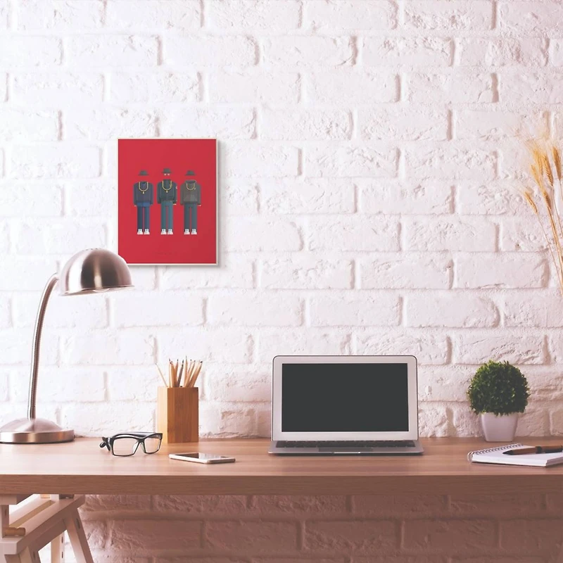 Stupell Industries Run DMC Fashion Design Wall Plaque