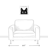 It's All about ME-ow Canvas Wall Art