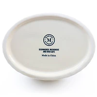 Martha Stewart 6" Cream Ceramic Rooster Baker