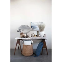 Hello Honey® Magnesia Halibut Fish on Metal Stand, 30" x 22.5"