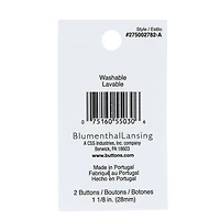 Organic Elements 1 1/8" Green Wood Buttons, 2ct.