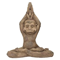 Design Toscano 23.5" Monkey Mantra Zen Animal Statue