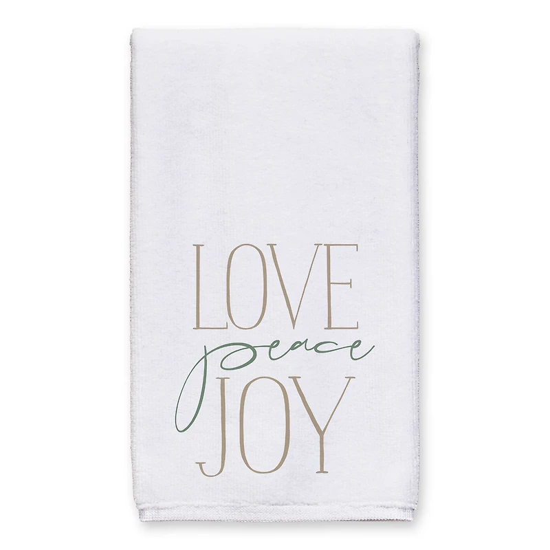 Love Peace & Joy Tea Towel Set
