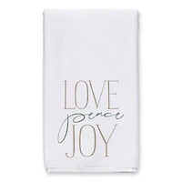 Love Peace & Joy Tea Towel Set