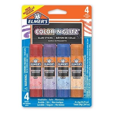 Elmer's® Color 'n Glitz™ Glue Stick Pack