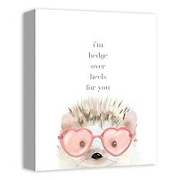 Hedge Over Heels 11" x 14" Canvas Wall Art