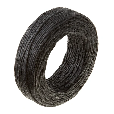 Black Waxed Linen Cord by Bead Landing™