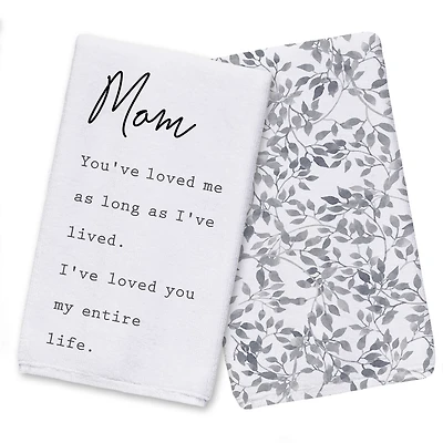 Leaf Lattice Tea Towel Set